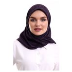 İhvan Online Kofra Desenli Baş Örtü - Mor