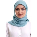İhvan Online Kofra Desenli Baş Örtü - Turkuaz