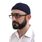 İhvan Online Lacivert Katlamalı Sade Desen Kışlık Orlon Takke Şapka