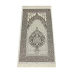 ihvan online Lüks Açık Renk Osmanlı Tafta Seccade - 0210 (Kahverengi)