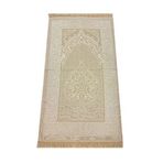 ihvan online Lüks Açık Renk Osmanlı Tafta Seccade - 0210 (Krem)