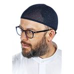 İhvan Online Lüks Çelik Örme Namaz Takkesi Lacivert 1 Adet