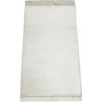 İhvan Online Lüks Düz Desensiz Kadife Velür Seccade Açık Krem - 70 x 110 cm