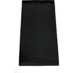 İhvan Online Lüks Düz Desensiz Kadife Velür Seccade Siyah - 70 x 110 cm