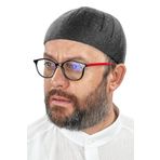 İhvan Online Orlon Örme Kışlık Yün Bere Takke Sade Füme
