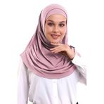 İhvan Online Pembe Yetişkin Boneli Tesettür Hazır Pratik Eşarp Pembe Standart