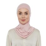 İhvan Online Pratik Boyunluklu Tesettür Hijab Bone Pembe