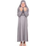İhvan Online Pratik Çocuk Namaz Elbisesi 8-12 Yaş Gri