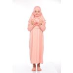 İhvan Online Pratik Çocuk Namaz Elbisesi 8-12 Yaş Neon