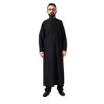 İhvan Online Siyah Çınar Dagron Kumaş Erkek Hac Umre Kıyafeti Fistan Takımı Siyah S
