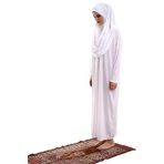 ihvan online Tek Parça Namaz Elbisesi (Beyaz, 46-52)