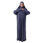 İhvan Online Tek Parça Pratik Başörtülü Robalı Namaz Elbisesi 8015 Antrasit Antrasit Standart