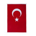 İhvan Online Türk Bayrağı 100x150 cm Alpaka Kumaş
