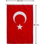 İhvan Online Türk Bayrağı 60X90 cm Alpaka Kumaş - Kırmızı - 60 x 90 cm