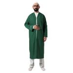 İhvan Online Yeşil Erkek Namaz Elbisesi V Yaka Düğmesiz Önü Açık Namaz Cübbesi Yeşil 2