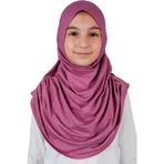 İhvan Pratik Hazır Geçmeli Çocuk Şal Pembe