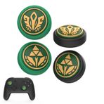 IINE PS5/PS4/Xbox One (Seri X, S)/NS Switch Pro Controller, Analog Stick Grips Thumbsticks Kapak Seti, 4 ADET Kawaii Silikon Joystick Düğme Kapakları