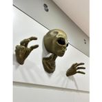 Ik3D Alien Uzaylı Duvar Dekorasyonu Veya Kulaklık Tutucu Kulaklık Standı