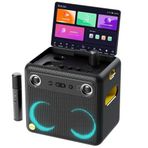 Ikarao Yetişkinler için Akıllı Karaoke Makinesi - Şarkı Sözü Ekranı, 64GB Karaoke Tablet, 2 Kablosuz Mikrofon, Profesyonel Karaoke Sistemi, 600W Tepe Gücü, 4 Işık, Her Durum için Karaoke