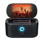 Ikarao Yetişkinler için Karaoke Makinesi, Şarkı Sözleri Ekranlı, 10.1 inç Ekran, 280W, 2+2 Kanal, 2 Kablosuz Mikrofon, Autotune EQ, Kendinden Şarjlı, KaraFun Prime ile Taşınabilir Ev Karaoke Sistemi