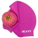 Ikavi Silikon Bone Yüksek Kalite Havuz ve Deniz Yüzücü Bonesi - Fuşya Pembe - Standart