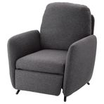 IKEA 09297186 Ekolsund Gunnared Koyu Gri Yatar Koltuk