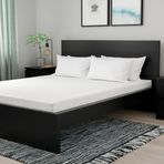IKEA 10481466 Çift Kişilik Beyaz Yatak