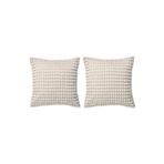 Ikea 2 Adet Kırlent Kılıfı Kırık Beyaz Renk 50X50 Cm İçi Dahil