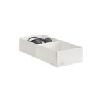 IKEA 2 Bölmeli Düzenleme Kutusu 20x51x10 Cm İkea Dolap İçi Düzenleyici Saklama Kutusu Beyaz Organizer