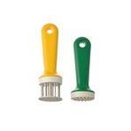 IKEA 2 Li Set Et Yumuşatıcı Ikea 2 Adet Plastik Saplı Et Tokmağı Paslanmaz Çelik