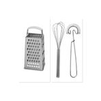IKEA 2 Parça Çelik Rende + 2 Li Çırpıçı Çelik