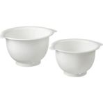 Ikea 2 Parça Karıştırma Kabı, Beyaz Renk Meridyendukkan 22-26 cm Kaydırmaz Alt Taban Çırpma Kabı