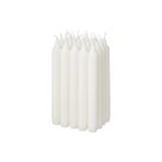 Ikea 20 Li Şamdan Mumu Beyaz 19Cm, Beyaz