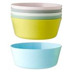 Ikea 204.613.78 Kalas 6'lı Paket Plastik Kase Tabağı Çok Renkli Pastel
