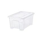 IKEA 28x20x14 Cm 5 Lt Kapaklı Şeffaf Saklama Kutusu