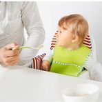 Ikea 2Li Mama Kasigi, Beyaz-Yesil Ikea Bebek Mama Kasigi 2Li 13-16 Cm