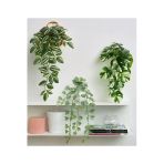 Ikea 3 Adet Asılabilir Yapay Bitki Ikea 3'Lü Set Yapay Duvar Bitkisi Yeşil Renk