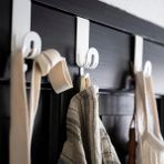 IKEA 3 Adet Kapı Askısı Ikea 3'lü Set Kapı Üstü Geçmeli Askı Çelik Banyo Havlu Askısı