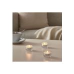 IKEA 3 Adet Mumluk Küçük Boy Saydam Cam Çap: 5 Cm Tealight Mumlık