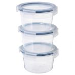 IKEA 365+ 750 ml - Yuvarlak - 3 Adet Kapaklı Cam Saklama Kabı