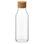 IKEA 365+ şeffaf camdan sürahi; mantar tıpa ile; (1 l)