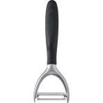 IKEA 365+ Vardefull Soyacak Siyah - Kulbun malzemesi ve tasarımı kavramayı kolaylaştırır. Keskin kenarı kullanarak patates üzerindeki leke ve filizleri temizleyebilirsiniz.