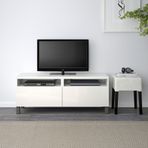 IKEA 39442219 Beyaz Tv Sehpası