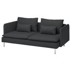 IKEA 39449621 Söderhamn Fridtuna Koyu Gri 3'lü Kanepe