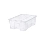 IKEA 39x28x14 Cm Kapaklı Şeffaf Saklama Kutusu