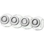 IKEA 4 Adet Baharat Kavanozu Meridyendukkan Cam-Gümüş Kapak 15 cl Cam Kavanoz - Şeffaf - 15 ml