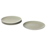 IKEA 4 Adet Tabak Seti Mat Açık Yeşil Renk 26 Cm, 4 Adet, Stoneware Yuvarlak Tabak Seti