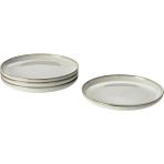 IKEA 4 Adet Tatlı Tabağı Seti Meridyendukkan Gri Renk 20 cm 4 Adet Gladelig Göz Alıcı Modern - Yok