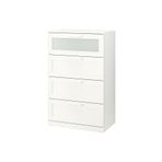 IKEA 4 Çekmeceli Şifonyer, Genişlik: 78 cm Derinlik: 46 cm Yükseklik: 124 cm