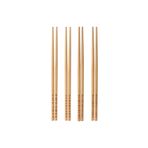IKEA 4 Çift Bambu Chopstıck Uzunluk: 24 cm İkea Japon Çin Yemek Desenli Suşi Çubuğu